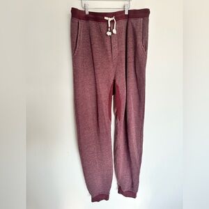 Sol Angeles Burgundy Sweatpants